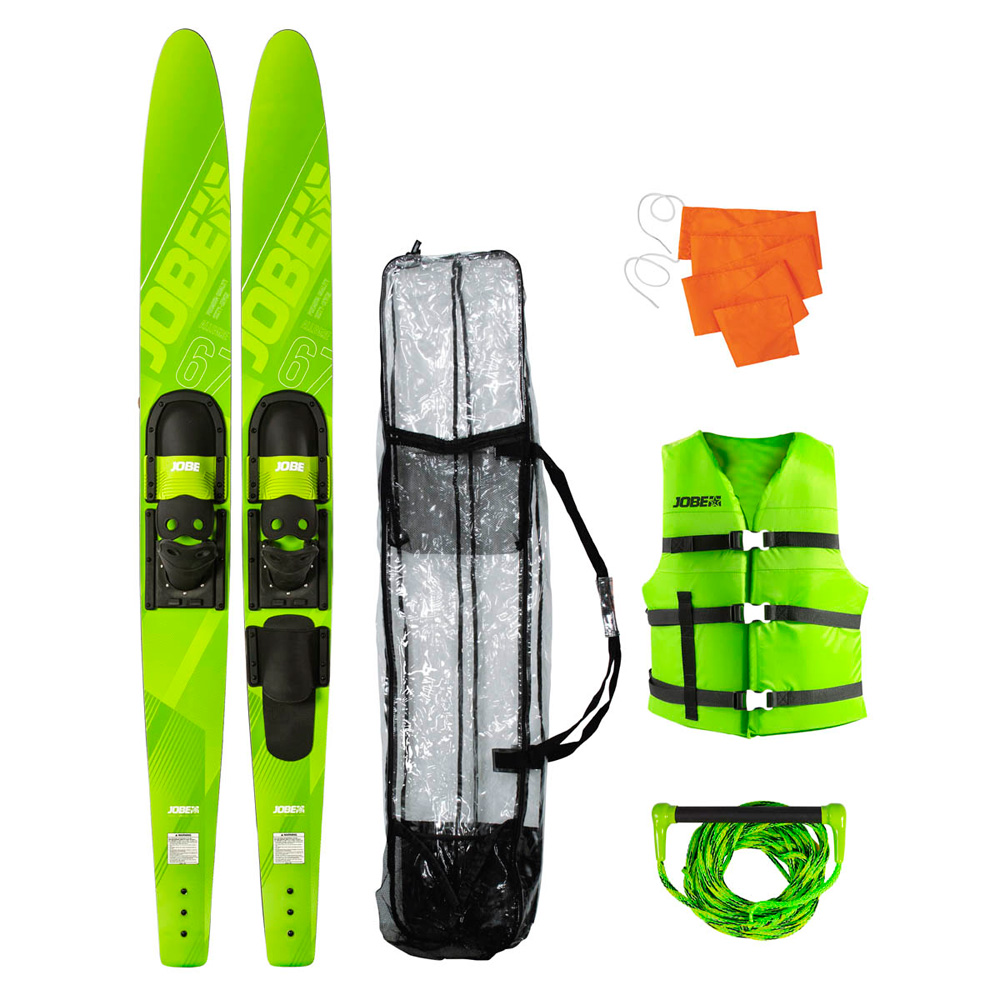 Jobe Allegre 67 inch Combo Skis Lime grun pakete