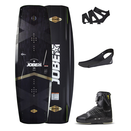 Jobe conflict wakeboardset 145 cm mit drift wakeboard bindungen