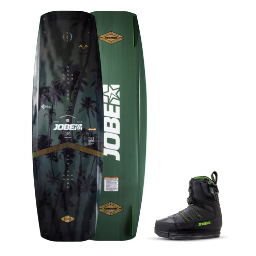 Jobe concord wakeboardset 145 cm mit nitro wakeboard bindungen schwarz