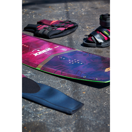 Jobe armada red wakeboardset 137 cm mit host wakeboard bindungen rosa