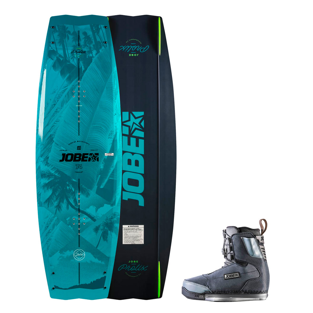 Jobe Prolix wakeboardset 143cm mit Charge wakeboard bindungen