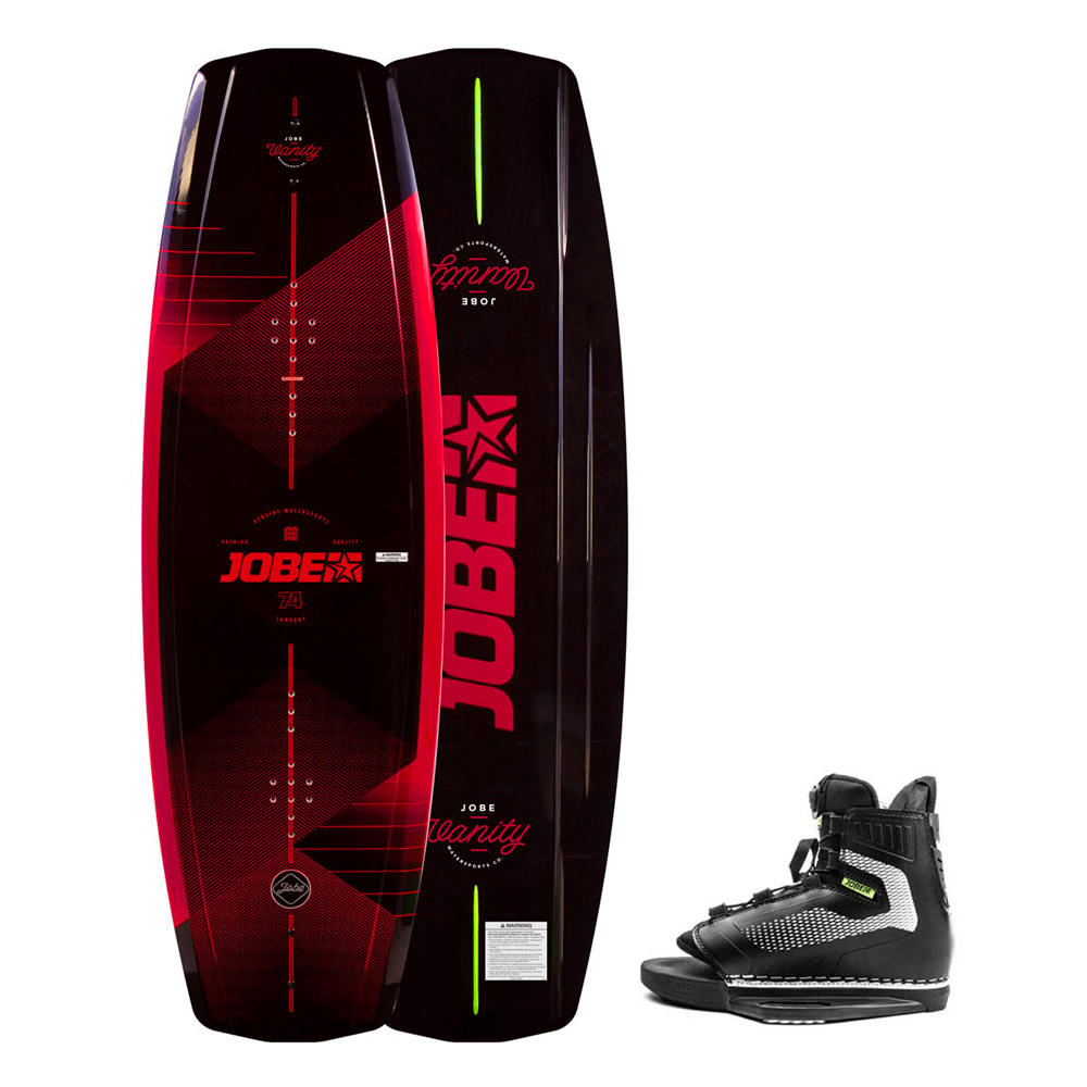 Jobe Vanity wakeboardset 141cm mit Maze wakeboard bindungen