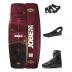armada coral red wakeboardset 137 cm mit drift