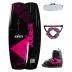vanity wakeboardpaket damen 131 cm mit host wakeboard bindungen rosa