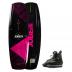 vanity wakeboardset damen 136 cm mit unit wakeboard bindungen